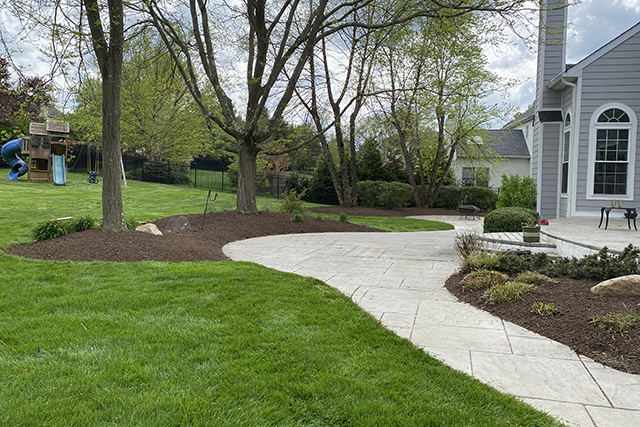 Our work - patio after