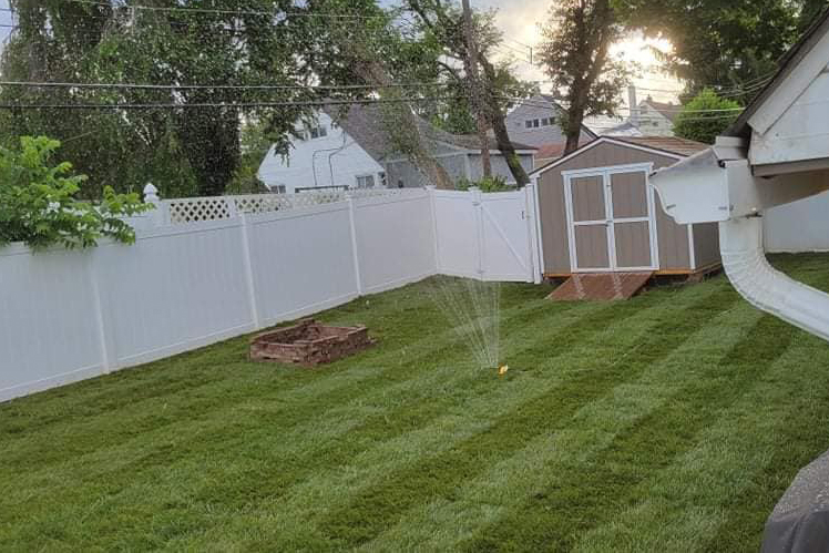 Backyard sod project completed